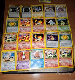 Carte Pokemon Neo Genesis non comuni 