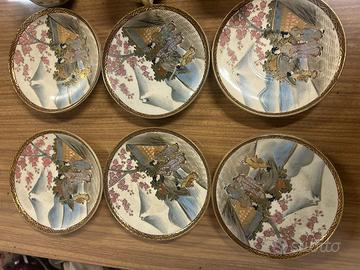 Servizio da the/caffè orientale stile Satsuma