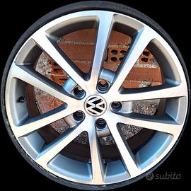 4 cerchi in lega da 17 volkswagen golf  seat skoda
