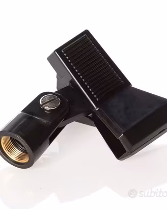 Supporto a clip/pinza per microfono 3/8