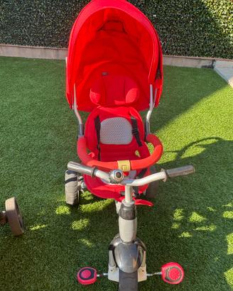 Triciclo passeggino 6 in 1.