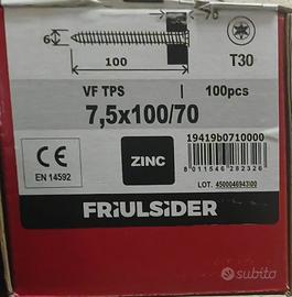 Viti per calcestruzzo Friulsider 7,5x100 – nuove