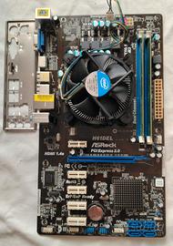 Sceda madre ASRock H61del + i5-2400