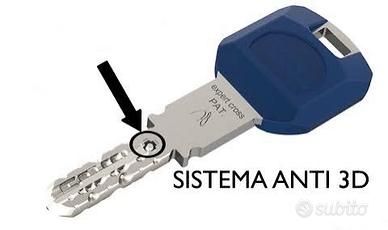 Cilindro di Sicurezza per porte Kaba expert cross