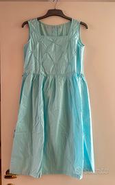 Abito turchese sbracciato Iviesse 13-14 anni