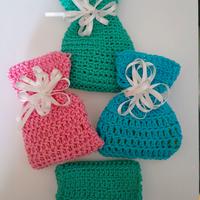 Sacchettini all'uncinetto