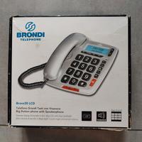 telefono grandi tasti con vivavoce BRONDI