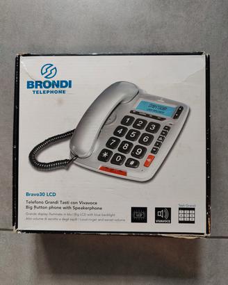 telefono grandi tasti con vivavoce BRONDI