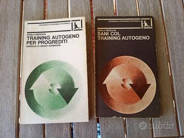 lotto 2 libri Training Autogeno manuali guide