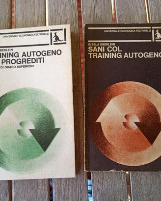 lotto 2 libri Training Autogeno manuali guide