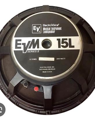 Coppia di casse Electro-Voice EVM 15