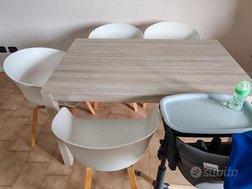 TAVOLO 6 POSTI  PIÙ 6 SEDIE 