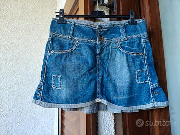 mini gonna in jeans 