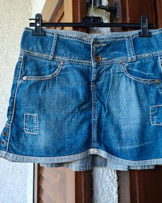 mini gonna in jeans 