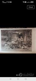 Litografía LE POULAILLER Coupil EDITEUR 1879