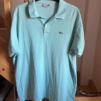 Polo azzurra tiffany/verde acqua “Lacoste” 7/XXL