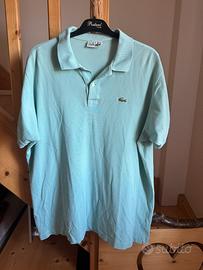 Polo azzurra tiffany/verde acqua “Lacoste” 7/XXL