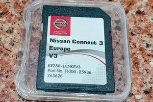 Scheda sd navigatore Nissan connect 3 Europe  V3