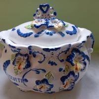 biscottiera in ceramica vintage