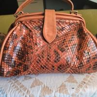 borsa pelle serpente
