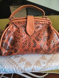 borsa pelle serpente