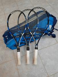 3 Racchette tennis pure drive tour + borsa babolat