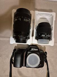 Nikon f70+AF 70-210+AF 35-80+Borsa united colors o