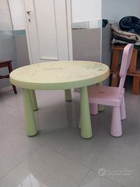 Tavolino IKEA e 2 sedie