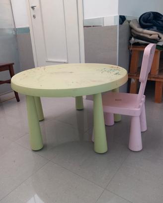 Tavolino IKEA e 2 sedie