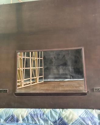 modellino di palcoscenico in legno scenografia 