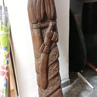 scultura in legno