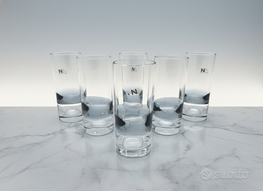 Nason Moretti, Set 6 Bicchieri Murano,  Vintage