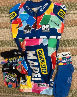 Completo Ciclismo Uomo Team retrò maschile Mapei