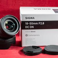 Sigma 18-50mm f2.8 DC DN (Sony) imballo originale