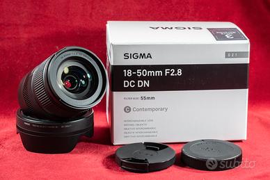 Sigma 18-50mm f2.8 DC DN (Sony) imballo originale