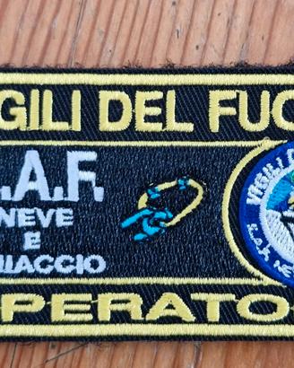PATCH TOPPA RICAMATA VVF SAF NEVE E GHIACCIO