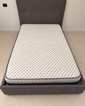 Letto contenitore con materasso