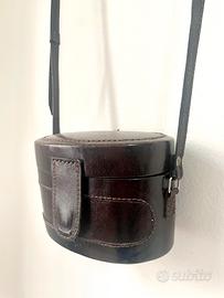 Mini bag vintage vera pelle testa di moro Giovanni