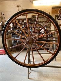 RUOTE IN LEGNO NUOVE
