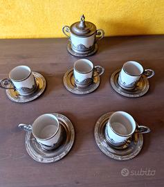 Servizio da caffè porcellana vintage 