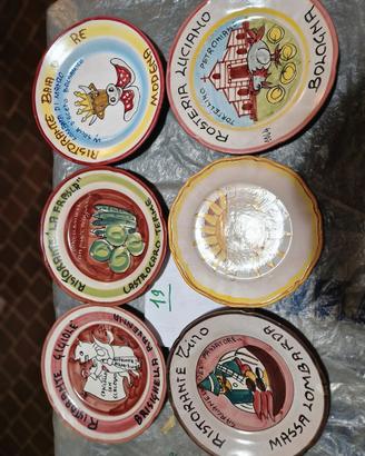 LOTTO N.19 n.sei piatti BR