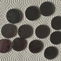 Lotto di 12 monete da 100 lire italiane