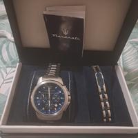 OROLOGIO MASERATI PIU BRACCIALE 