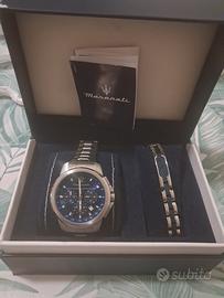 OROLOGIO MASERATI PIU BRACCIALE 