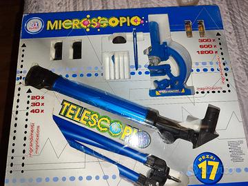 Telescopio/microscopio e planetario