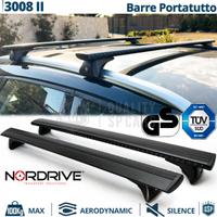 Barre Portatutto per Peugeot 3008 Alluminio Nero