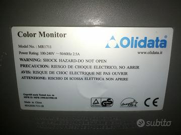 Monitor olidata 17 pollici tubo catodico