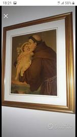 STAMPE DI SANTI   CRISTO E MADONNA IN PELTRO