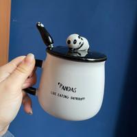 Tazza Panda 3D con coperchio e cucchiaino – Set