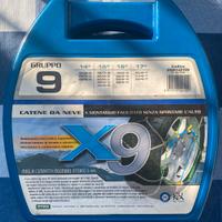 Catene da neve per auto - gruppo 9 - mai usate!